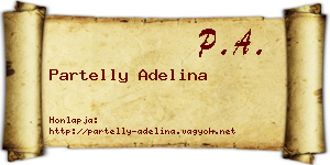 Partelly Adelina névjegykártya